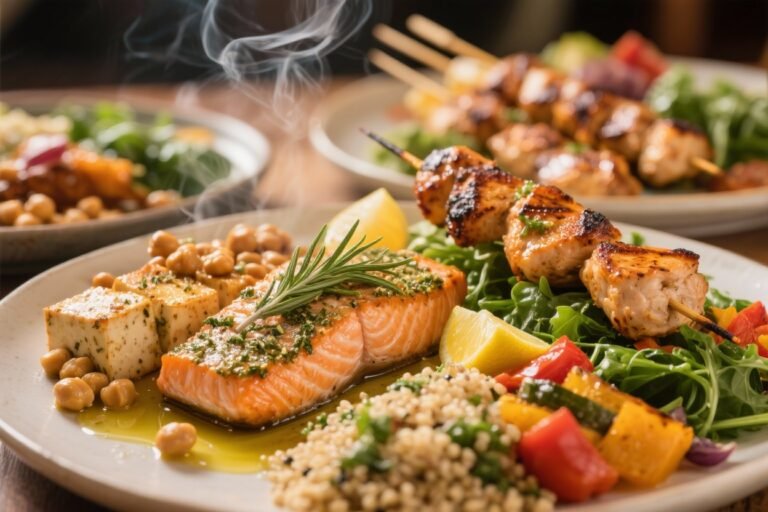 9 Comforting High Protein Dinners That Still Feel Clean & Healthy