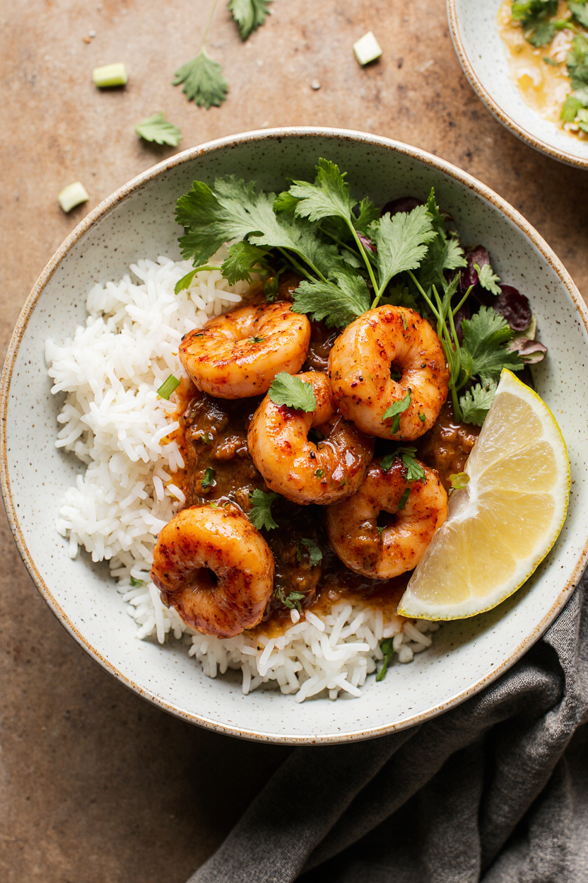 Sweet Chili Shrimp and Rice Bowls