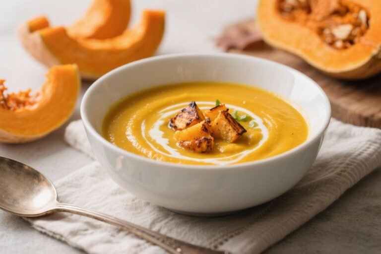 Easy Roasted Butternut Squash Soup You’ll Make All Fall — The Cozy, Creamy Bowl That Wins Every Weeknight