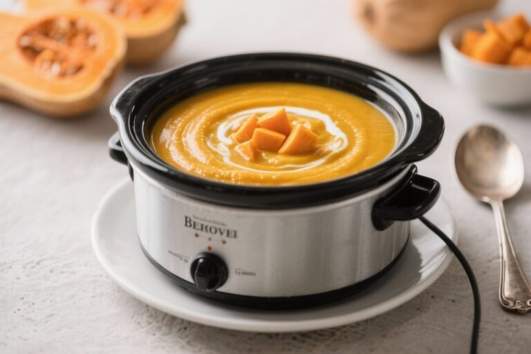 Slow Cooker Butternut Squash Soup for Effortless Comfort Food: Set It, Forget It, Fall in a Bowl