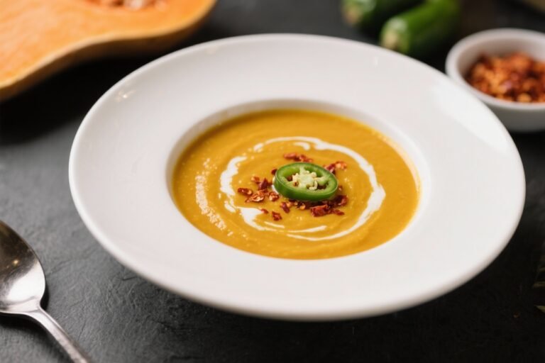 Butternut Squash Soup with a Kick (Add Jalapeño or Cayenne!): Cozy Comfort That Bites Back