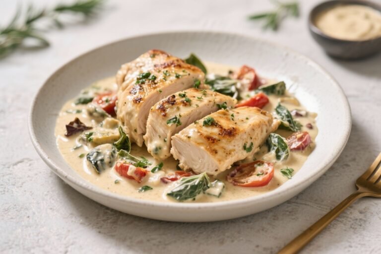 Creamy Tuscan Chicken (38g Protein Fast): The 20-Minute Weeknight Flex You’ll Crave