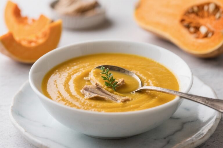 Butternut Squash Soup with Bone Broth (Gut-Friendly & Nourishing): The Cozy Bowl Your Microbiome Has Been Waiting For